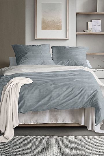 IRISETTE raso di cotone di lusso WAVE 8557-20 BLU