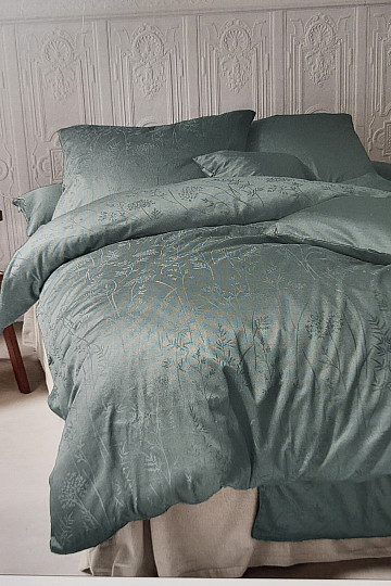 Lussuoso damasco di cotone RIO GREEN