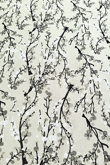 Tessuto decorativo TREE BUBBLES GREY