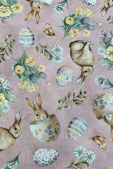 Tessuto decorativo BUNNY LONNIE rosa