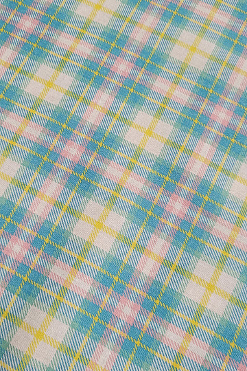 Tessuto decorativo DEMER VERDE ROSA