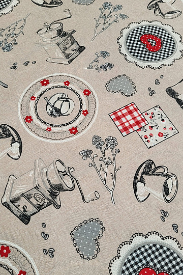 Tessuto decorativo al profumo di caffè