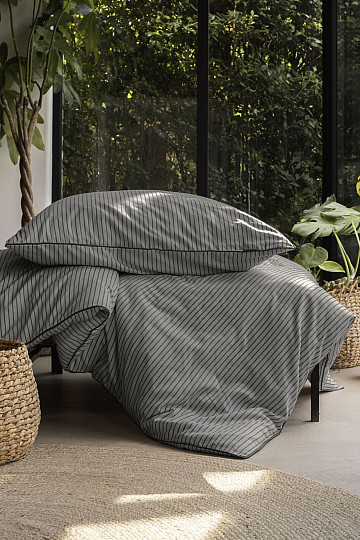 IRISETTE raso di cotone di lusso TOKIO 8607-11 grigio