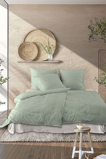 IRISETTE raso di cotone di lusso TOKIO 8607-30 verde