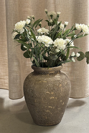 Vaso in ceramica TAVIR 24x30 color oro rustico
