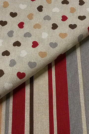 Tessuto decorativo MINI CUORI