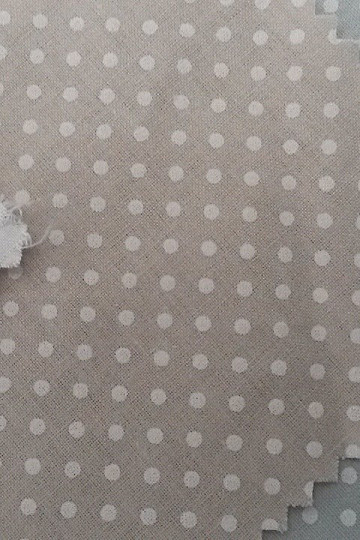 Tessuto decorativo in cotone PISANI a pois