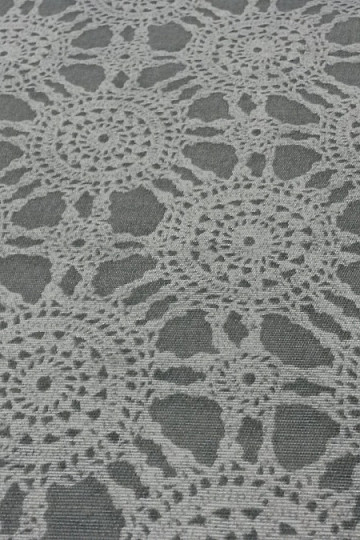 Tessuto decorativo PIZZO grigio