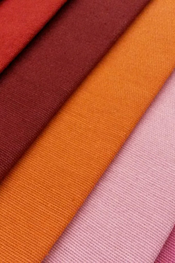 Tessuto decorativo arancione LISO