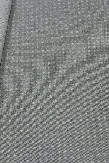 Tessuto decorativo ALBY crema pois grigio