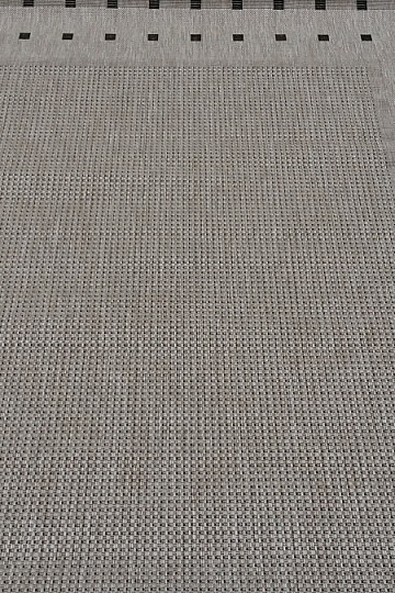 Tappeto con fibbia FLOORLUX 20329/04 argento-nero