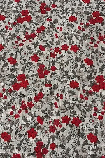 Tessuto di cotone LEONIE fiori 1