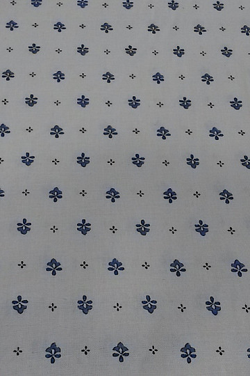 Tessuto di cotone VOLKS blu