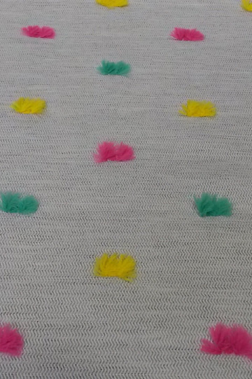 POMPONS in tessuto decorativo