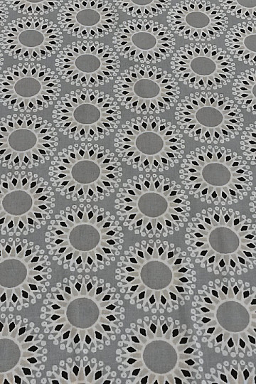Tessuto di cotone grigio MALAWA
