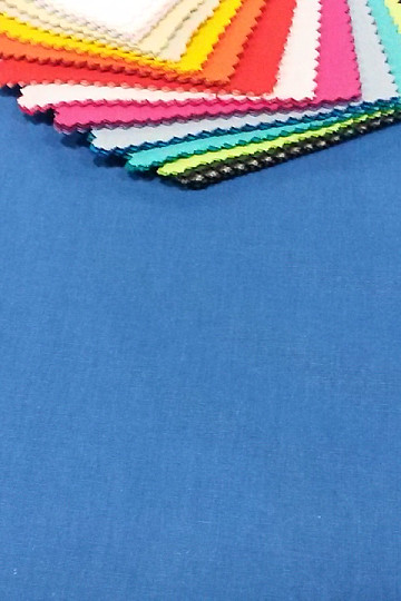 Tessuto di cotone blu UNI