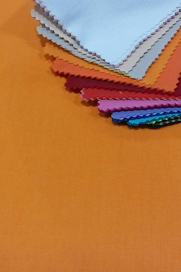 Tessuto cotone UNI arancio fresco