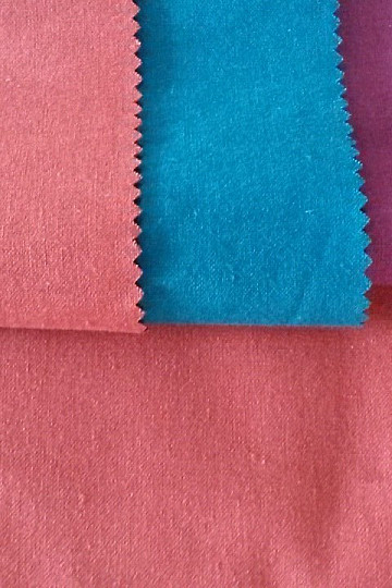 Tessuto di cotone UNI TOMETTE cannella