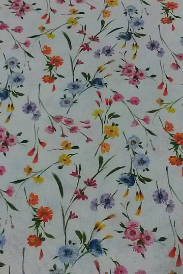 Tessuto di cotone JARDINS C multicolore