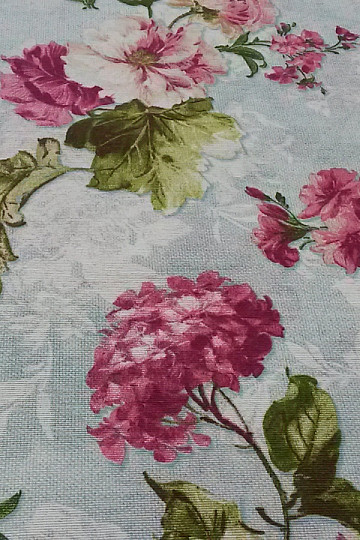 Tessuto decorativo HORDENZIE LEONE turchese