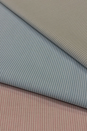 Tessuto in cotone BABY STRIPE blu