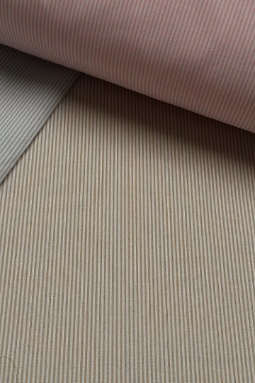 Tessuto in cotone BABY STRIPE beige