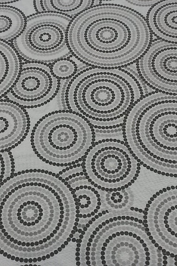 Tessuto decorativo MANDALA ECO grigio