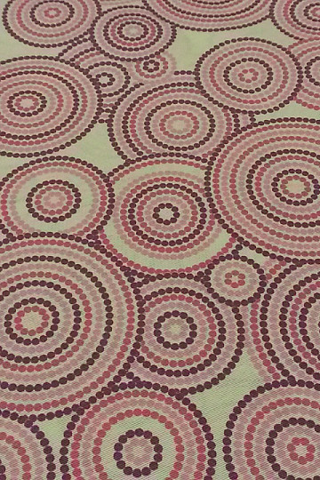 Tessuto decorativo MANDALA ECO lilla