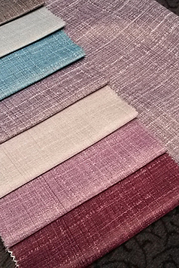 Tessuto decorativo DIMOUT per tende viola scuro 93