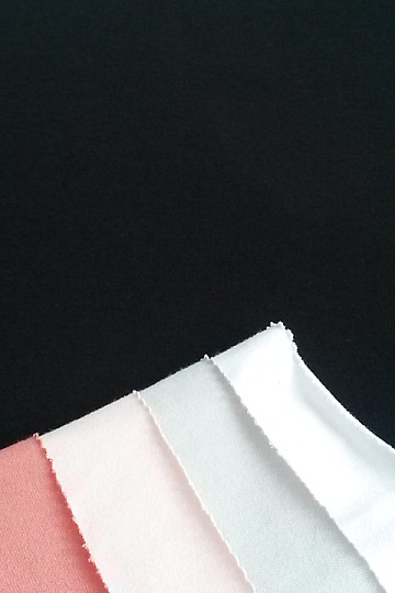 TEINTURE maglia di cotone nera