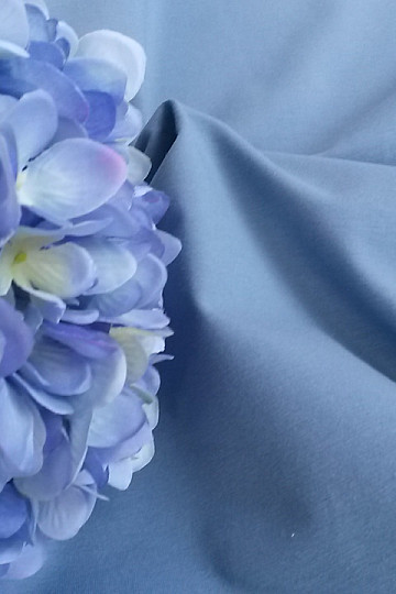 TEINTURE maglia di cotone blu