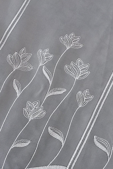 Tenda ricamata per la vetrata Fiori