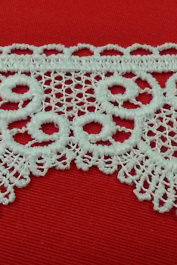 Laccio 5555/0010 5,3 cm bianco opaco