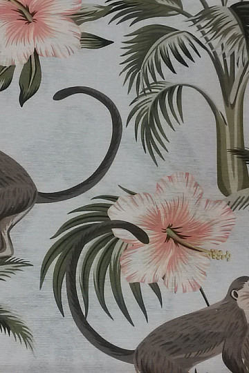 Tessuto decorativo scimmie AMERICA