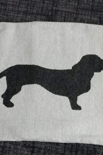 rivestimento DF per cani BASSOTTO st. grigio