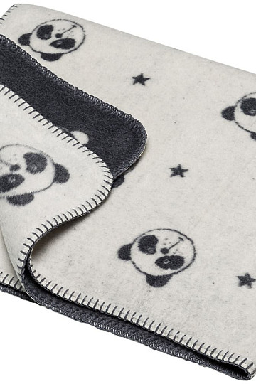 Coperta in cotone per bambini DF PANDA 100x150