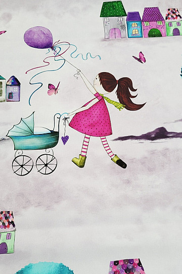 Tessuto decorativo per bambini BAMBINA