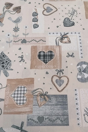 Tessuto decorativo TM PATCHWORK beige