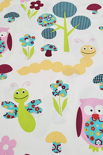 Tessuto decorativo per bambini MERRY FOREST