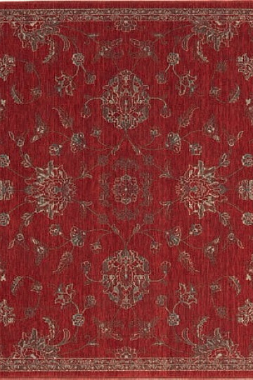 tappeto in lana DJOBIE classico rosso