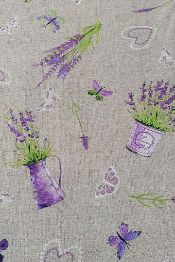 Tessuto decorativo LAVANDA lilla