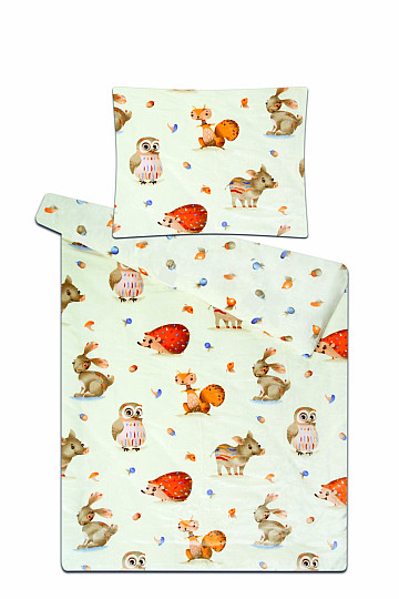 biancheria da letto in microflanella Animali nella foresta