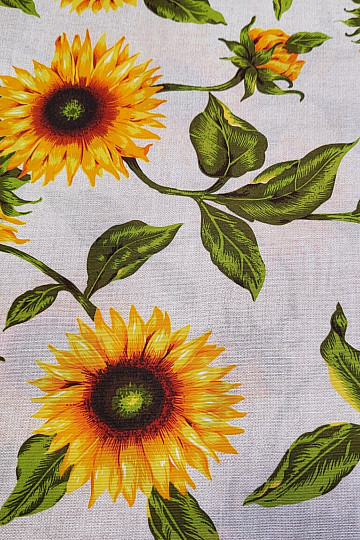 Tessuto decorativo GIRASOLE rosso