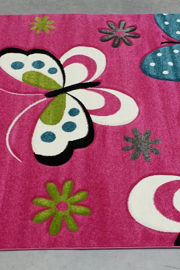 Tappeto per bambini PINK BUTTERFLIES