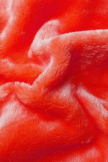 Lenzuolo in microflanella DORMIRE BENE pompelmo rosso