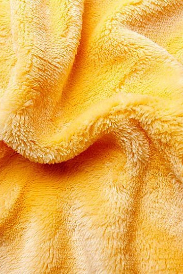 Lenzuolo in microflanella DORMIRE BENE giallo