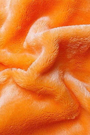 lenzuolo in microflanella DORMIRE BENE arancione