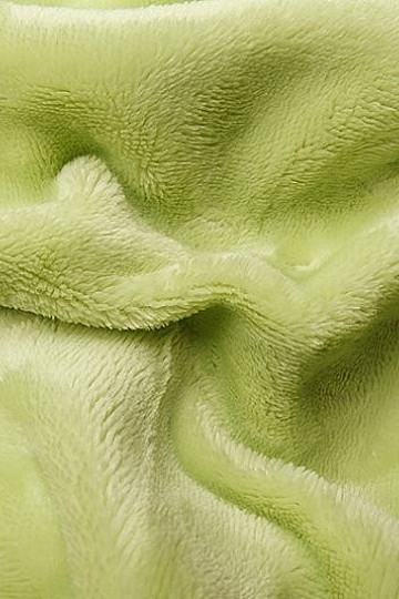Lenzuolo in microflanella DORMIRE BENE pistacchio