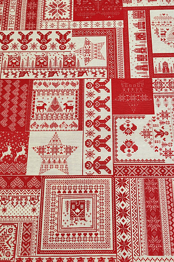 Tessuto decorativo natalizio ORNAMAYO