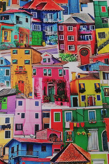 Tessuto decorativo CASAS digitale